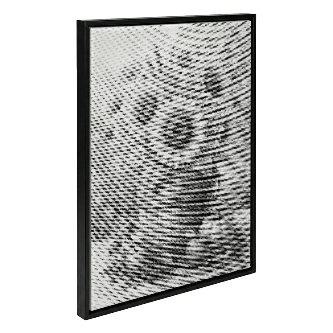 Słoneczniki punktowe malowanie