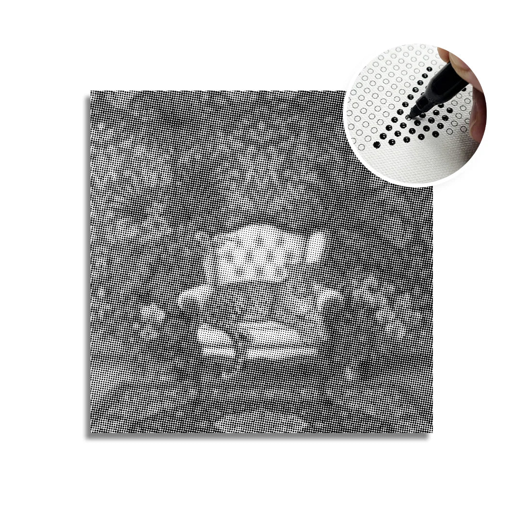 Kobiety z Wilkiem Punktowe Malowanie ➤ Wysyłka Następnego Dnia ✅ | Najwyższa Jakość