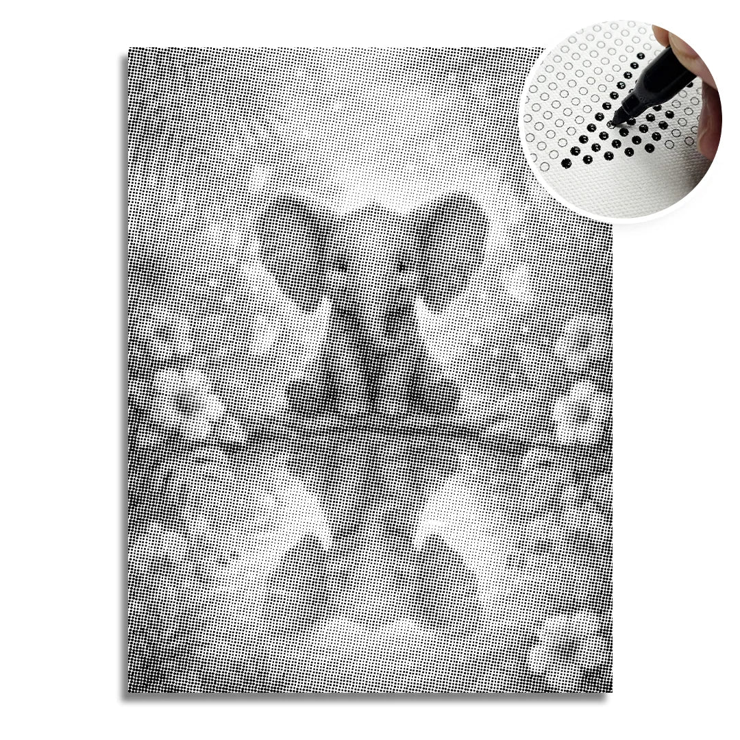 Punktowe Malowanie Słoń Odbicie ➤ Dostawa następnego dnia ✅ | Najwyższa jakość Dotpainting.pl