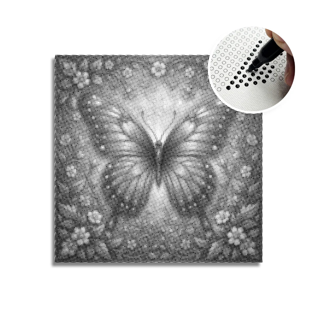 Kobiety z Wilkiem Punktowe Malowanie ➤ Wysyłka Następnego Dnia ✅ | Najwyższa Jakość