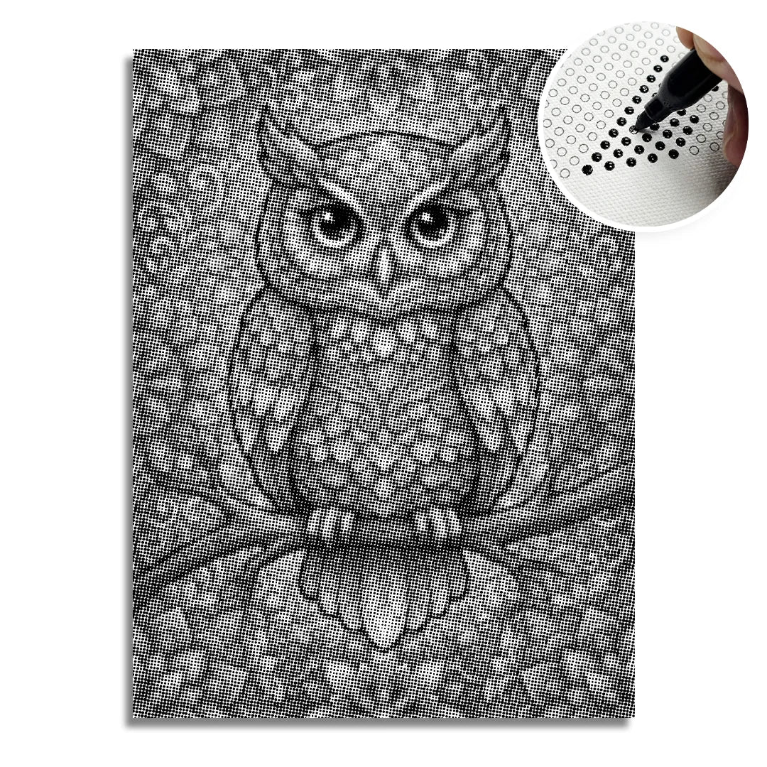 Kobiety z Wilkiem Punktowe Malowanie ➤ Wysyłka Następnego Dnia ✅ | Najwyższa Jakość