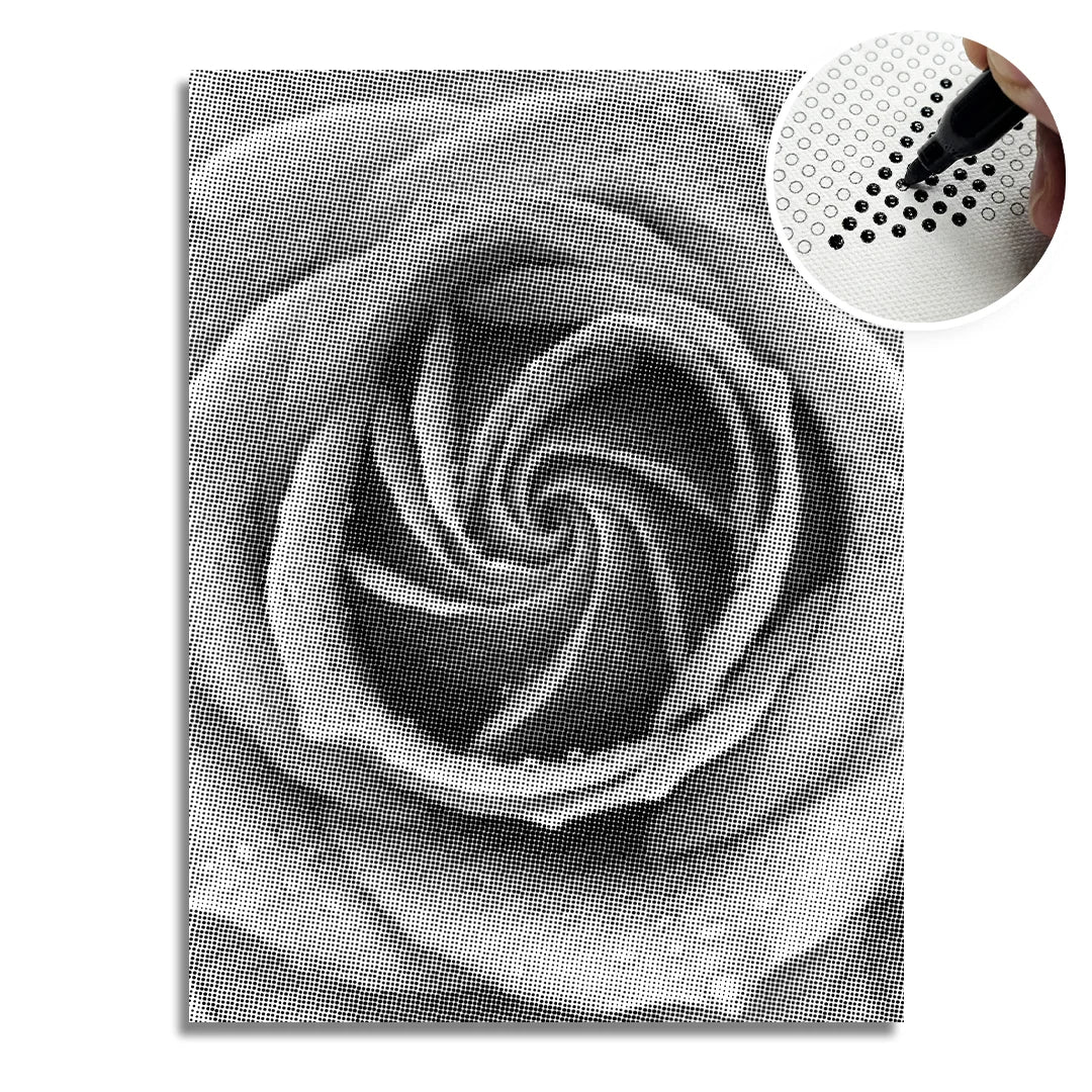 Zestaw do malowania kropkowego Róża ➤ Dostawa następnego dnia ✅ | Najwyższa jakość Dotpainting.pl