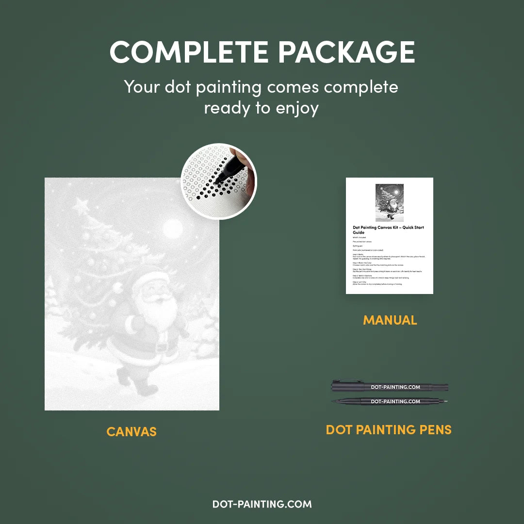 Kobiety z Wilkiem Punktowe Malowanie ➤ Wysyłka Następnego Dnia ✅ | Najwyższa Jakość