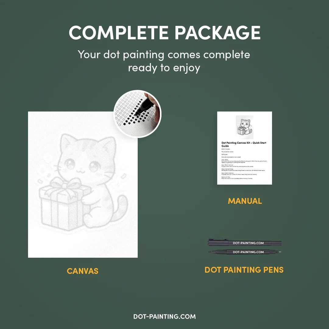 Kobiety z Wilkiem Punktowe Malowanie ➤ Wysyłka Następnego Dnia ✅ | Najwyższa Jakość