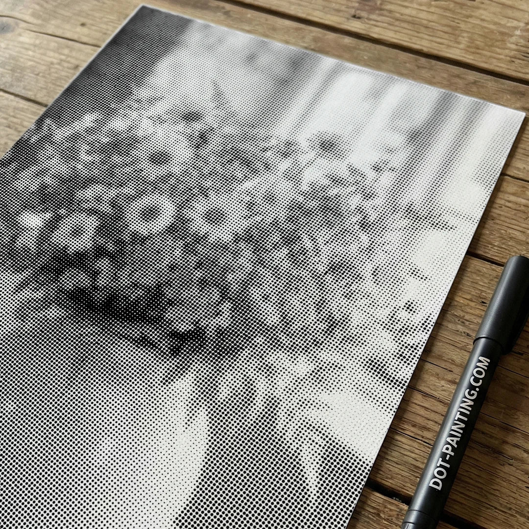 Kobiety z Wilkiem Punktowe Malowanie ➤ Wysyłka Następnego Dnia ✅ | Najwyższa Jakość