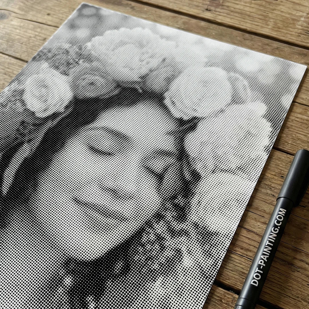 Kobiety z Wilkiem Punktowe Malowanie ➤ Wysyłka Następnego Dnia ✅ | Najwyższa Jakość