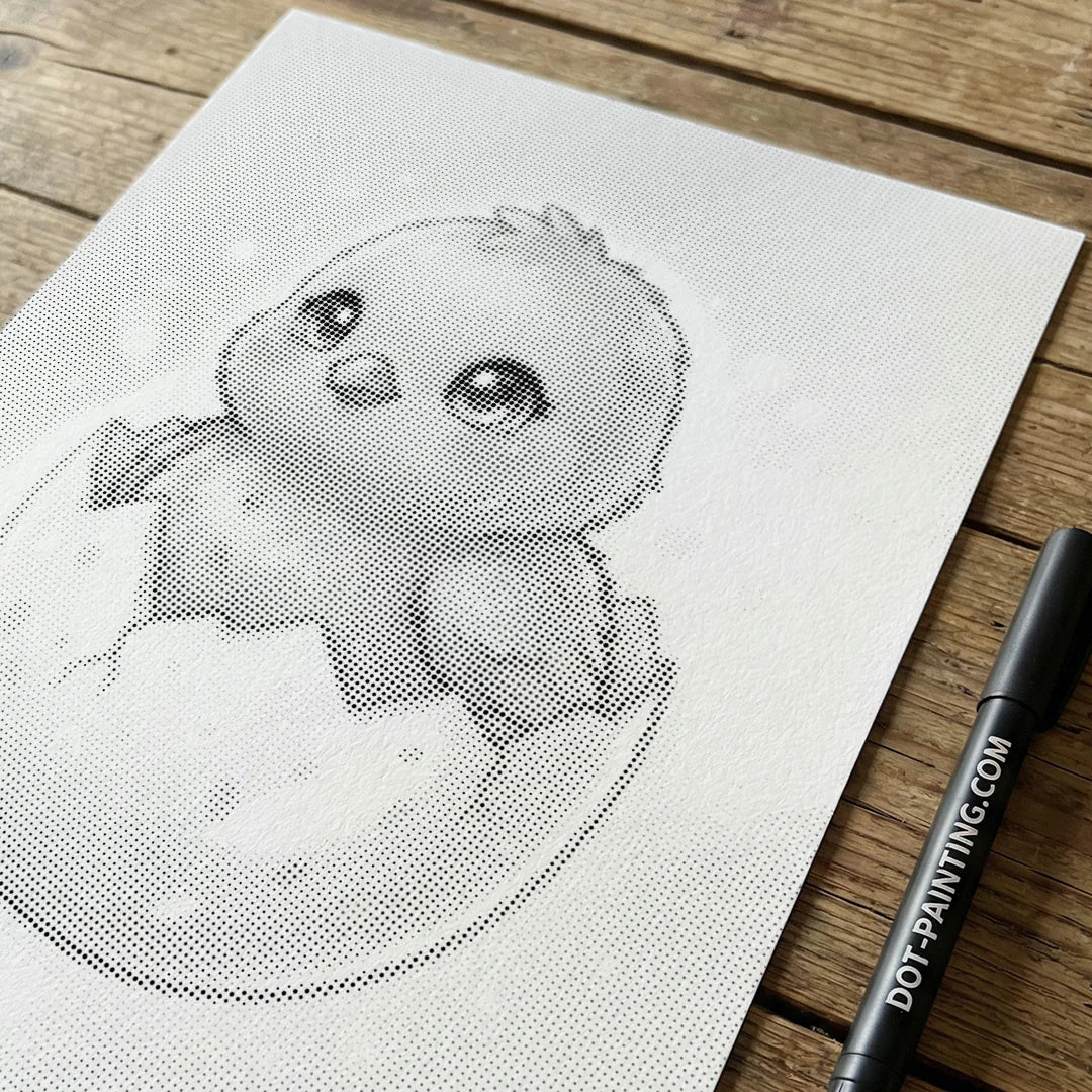 Kobiety z Wilkiem Punktowe Malowanie ➤ Wysyłka Następnego Dnia ✅ | Najwyższa Jakość