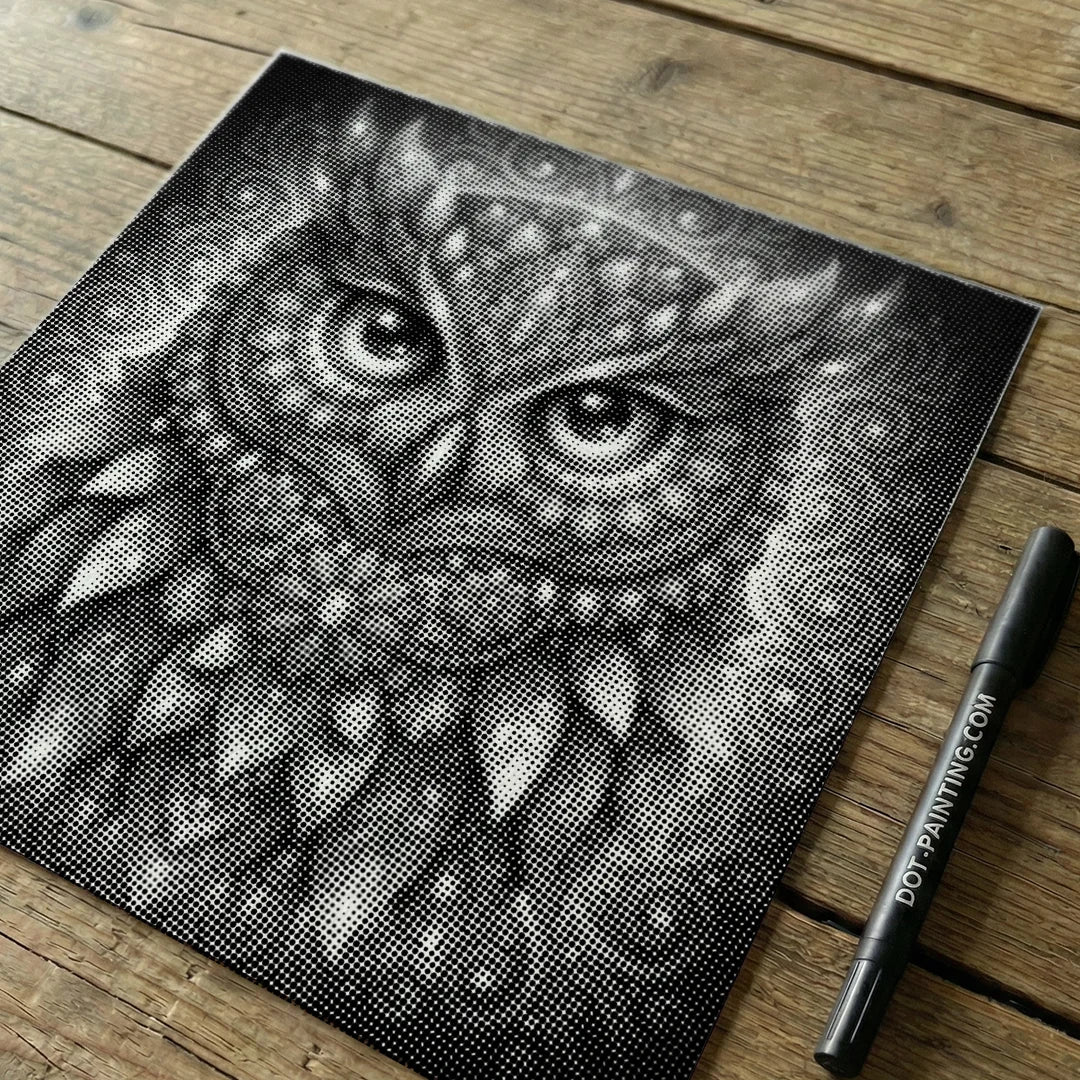 Kobiety z Wilkiem Punktowe Malowanie ➤ Wysyłka Następnego Dnia ✅ | Najwyższa Jakość