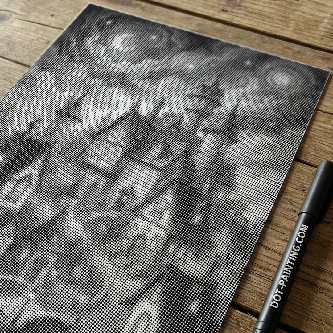 Malarstwo kropkowe w krainie fantasy