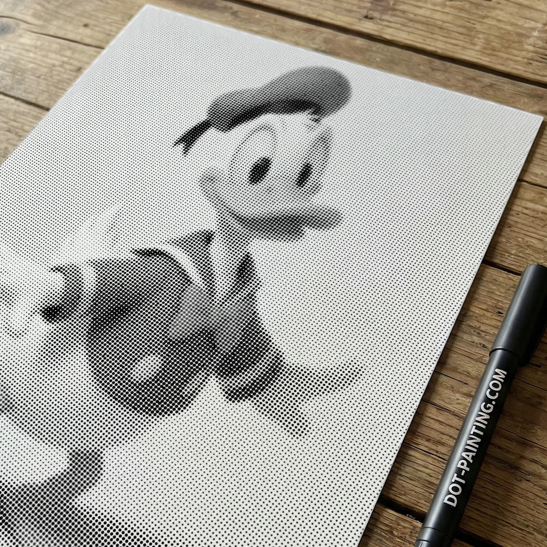 Donald Duck Punktowe Malowanie