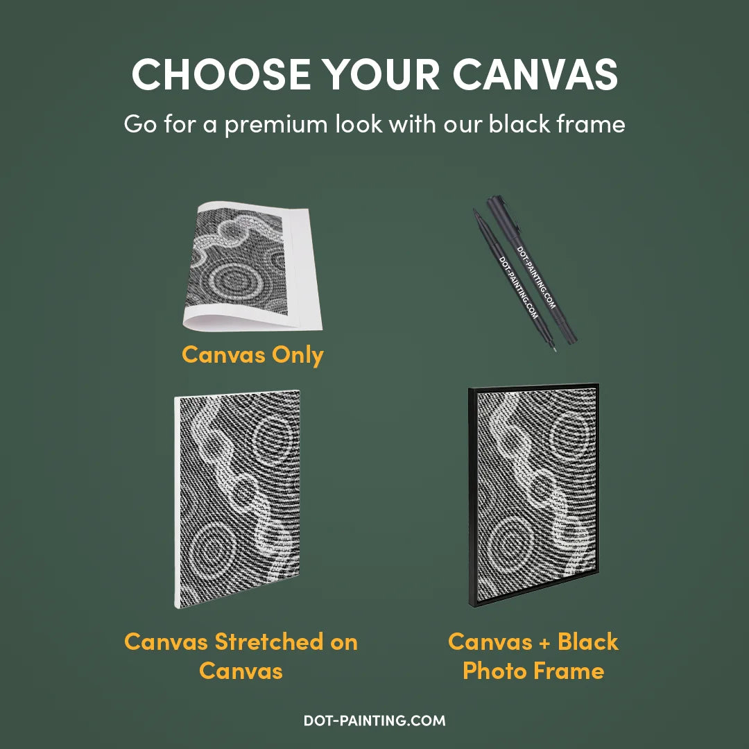 Kobiety z Wilkiem Punktowe Malowanie ➤ Wysyłka Następnego Dnia ✅ | Najwyższa Jakość