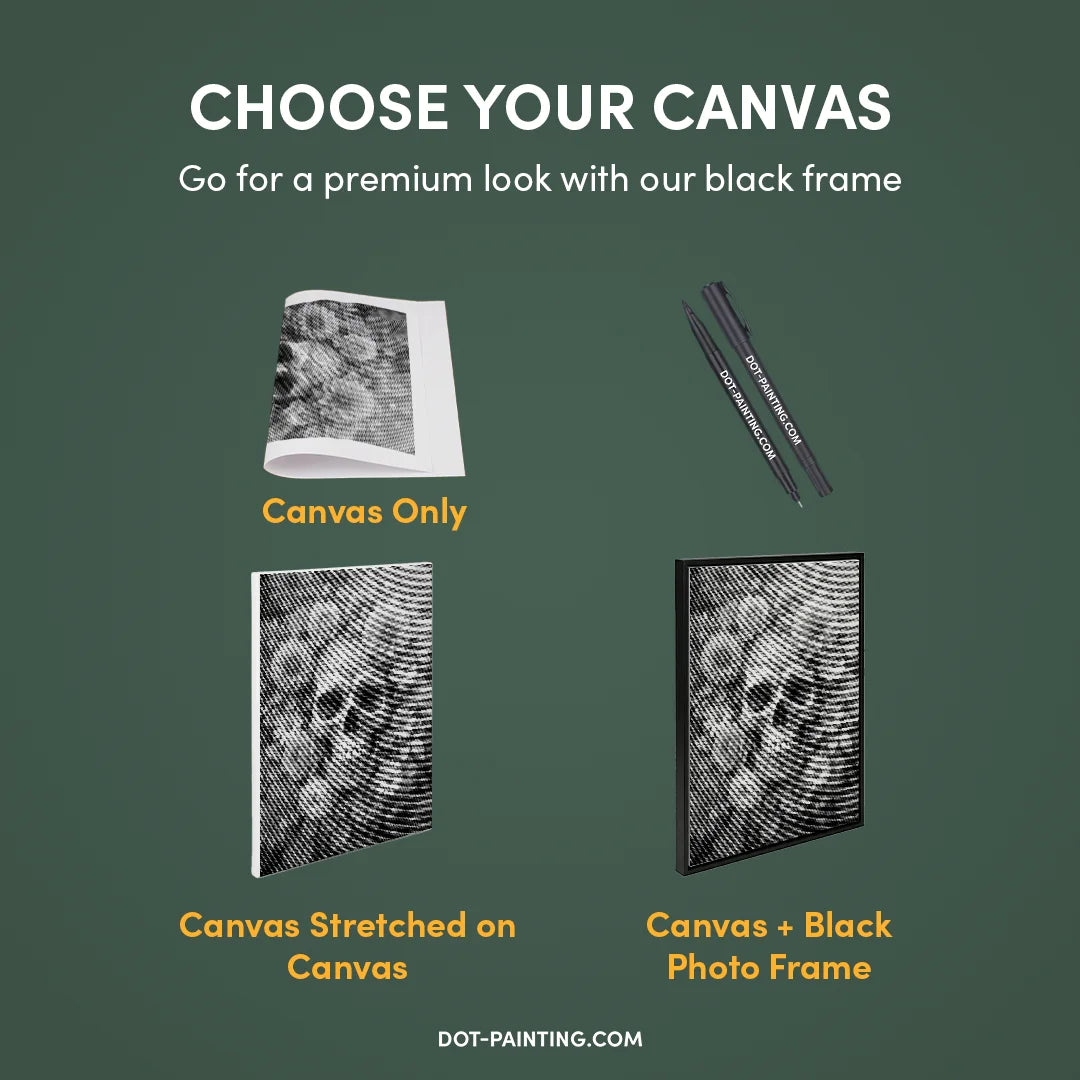 Kobiety z Wilkiem Punktowe Malowanie ➤ Wysyłka Następnego Dnia ✅ | Najwyższa Jakość