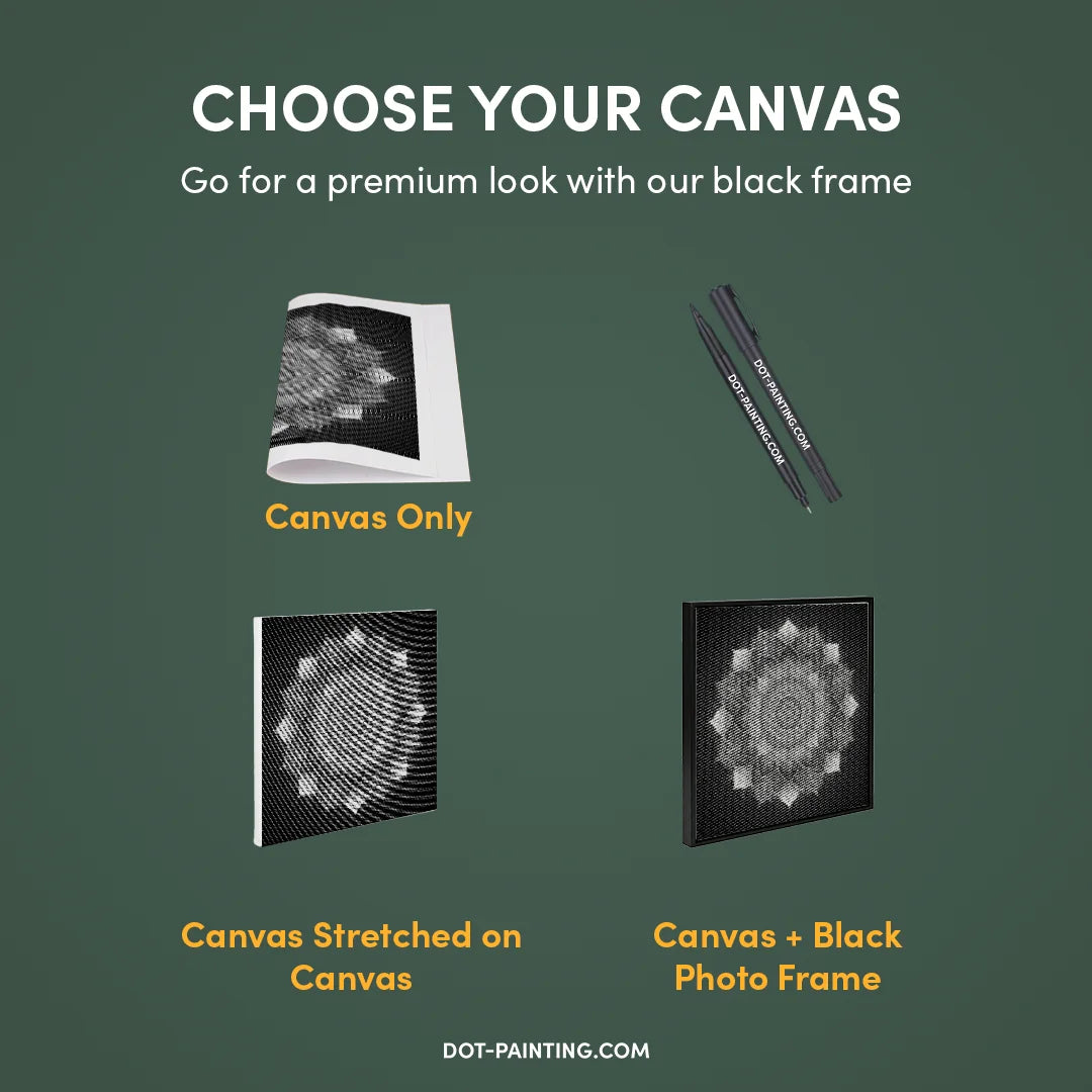 Kobiety z Wilkiem Punktowe Malowanie ➤ Wysyłka Następnego Dnia ✅ | Najwyższa Jakość