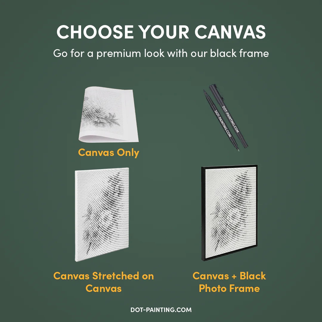 Kobiety z Wilkiem Punktowe Malowanie ➤ Wysyłka Następnego Dnia ✅ | Najwyższa Jakość