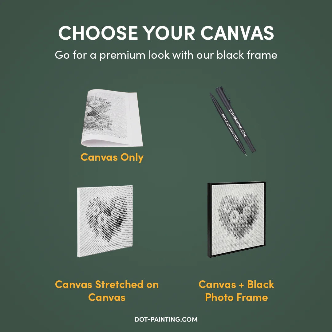 Kobiety z Wilkiem Punktowe Malowanie ➤ Wysyłka Następnego Dnia ✅ | Najwyższa Jakość