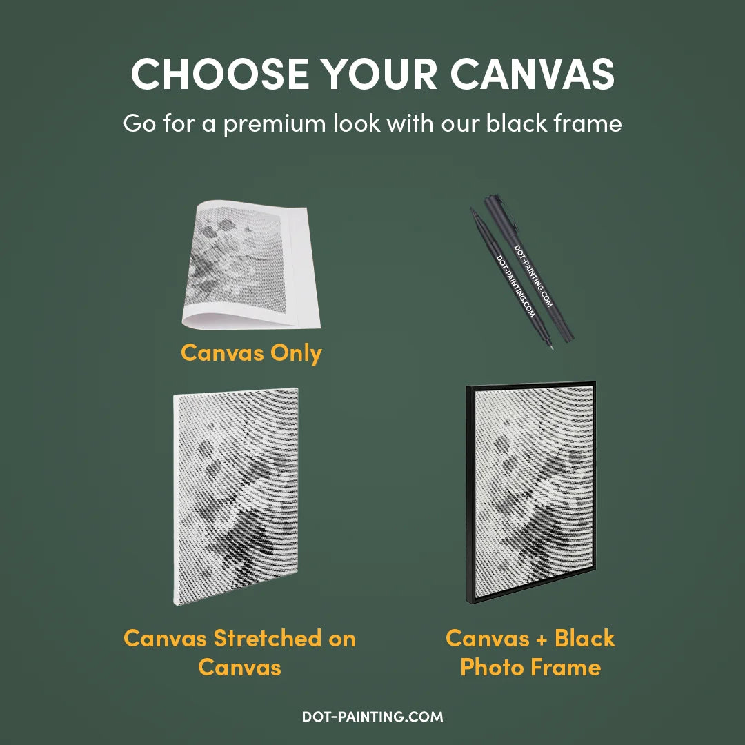 Serce i Kwiaty Punktowe Malowanie