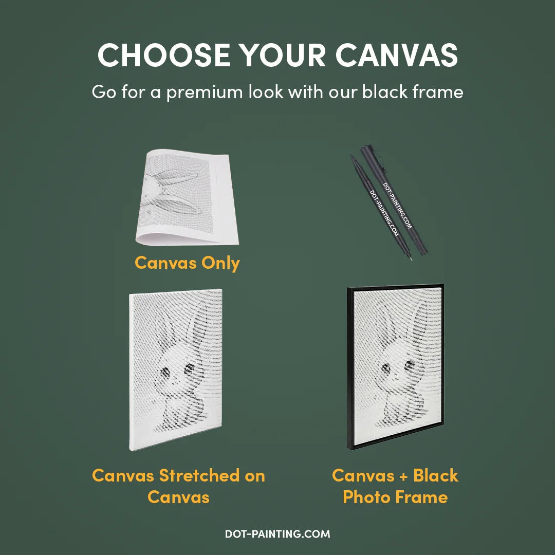 Kobiety z Wilkiem Punktowe Malowanie ➤ Wysyłka Następnego Dnia ✅ | Najwyższa Jakość