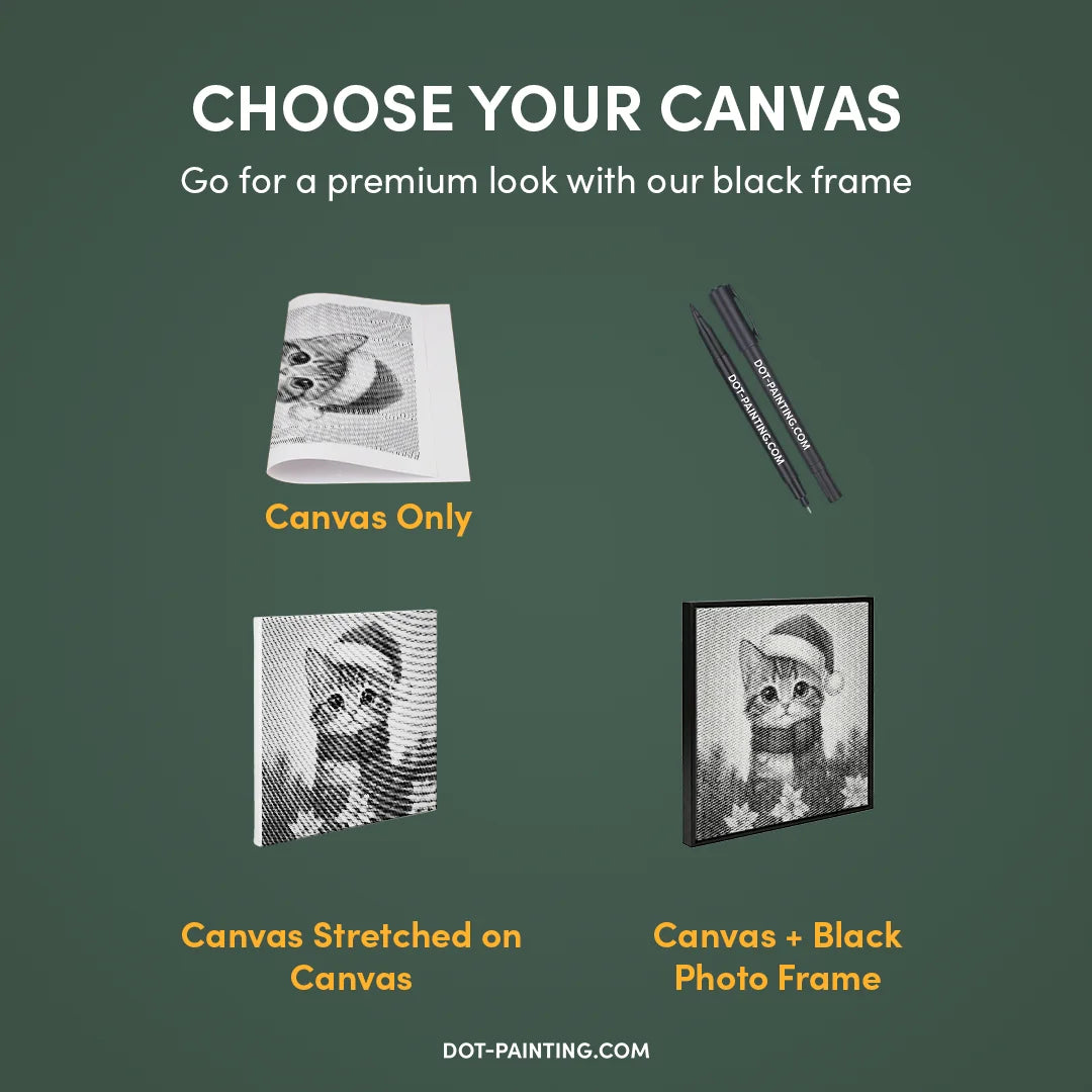 Kobiety z Wilkiem Punktowe Malowanie ➤ Wysyłka Następnego Dnia ✅ | Najwyższa Jakość