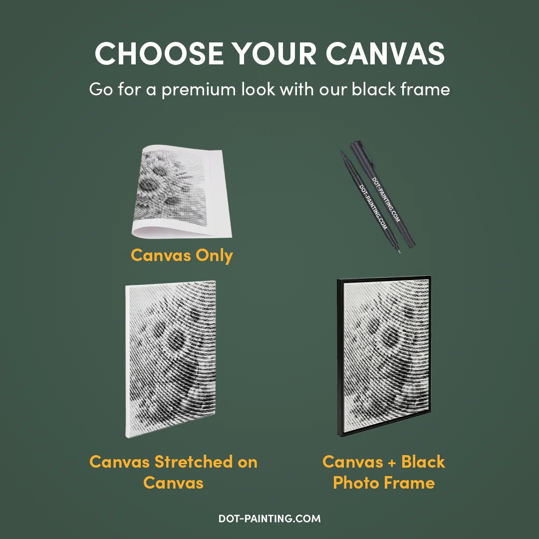 Słoneczniki punktowe malowanie