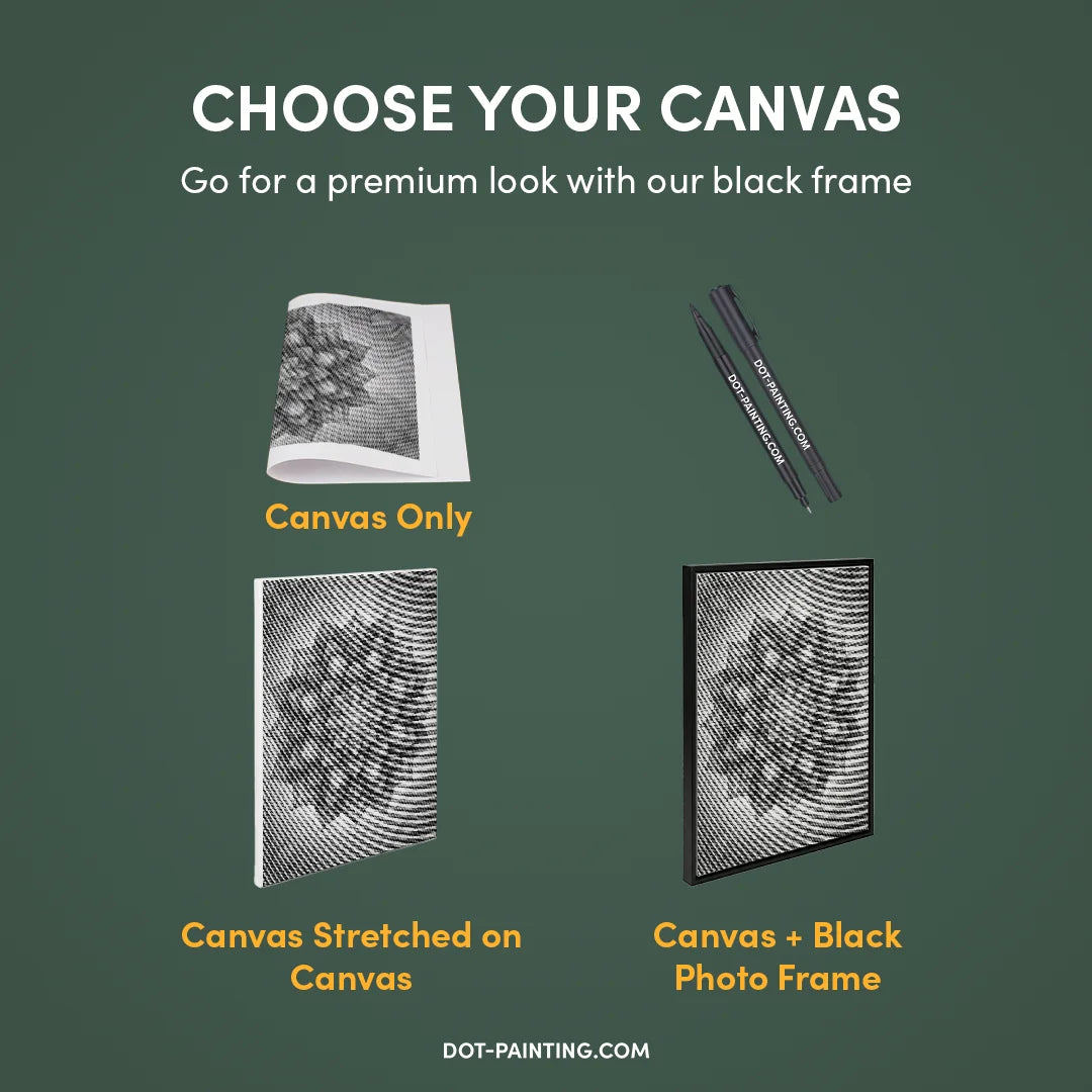 Mandala Dot Painting ➤ Dostawa następnego dnia ✅ | Najwyższa jakość Dotpainting.pl