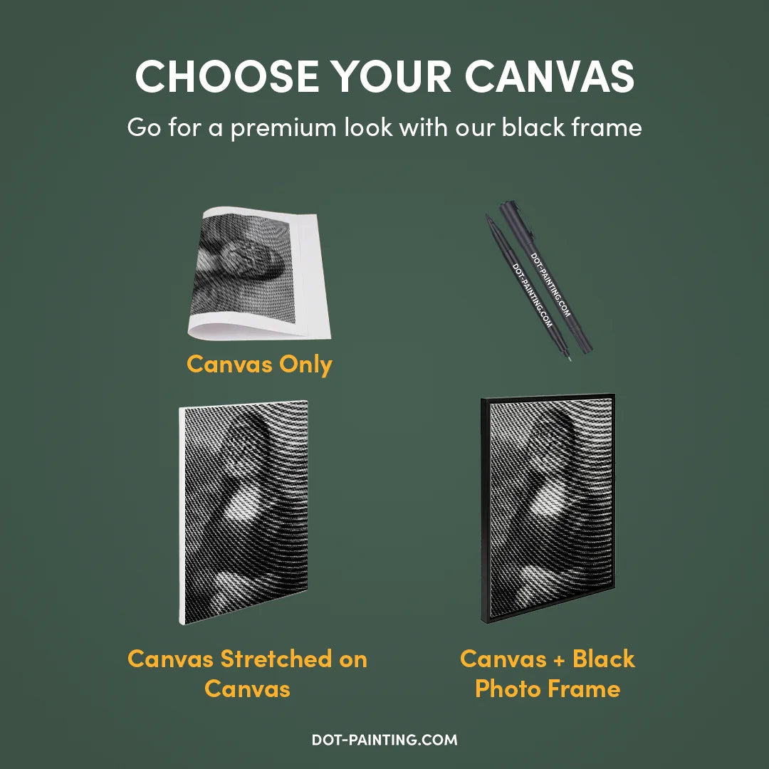 Kobiety z Wilkiem Punktowe Malowanie ➤ Wysyłka Następnego Dnia ✅ | Najwyższa Jakość