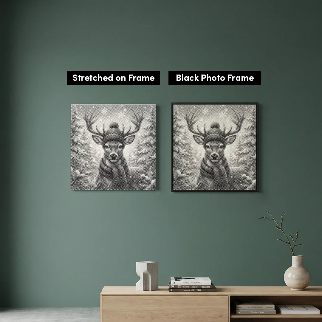 Kobiety z Wilkiem Punktowe Malowanie ➤ Wysyłka Następnego Dnia ✅ | Najwyższa Jakość