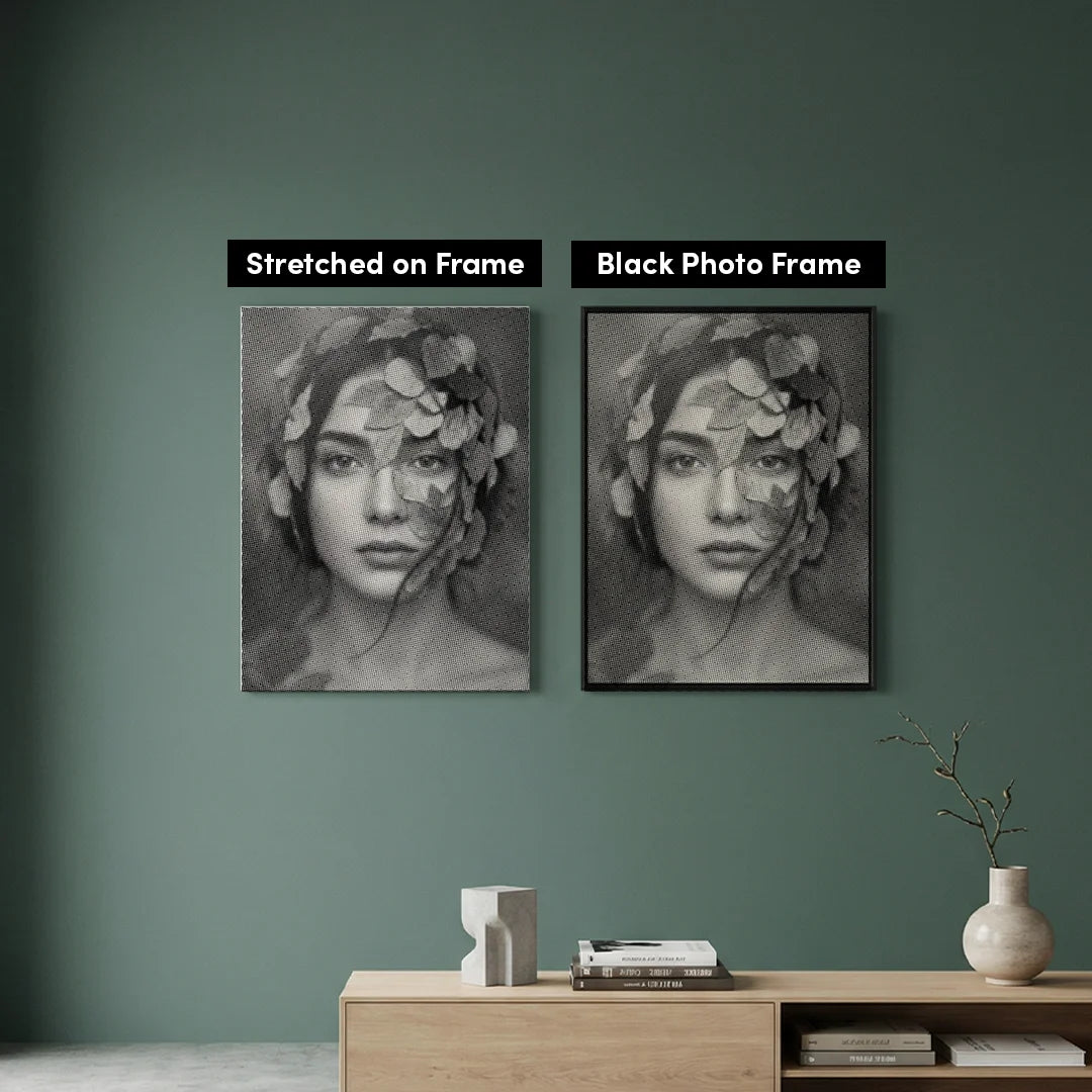 Kobiety z Wilkiem Punktowe Malowanie ➤ Wysyłka Następnego Dnia ✅ | Najwyższa Jakość