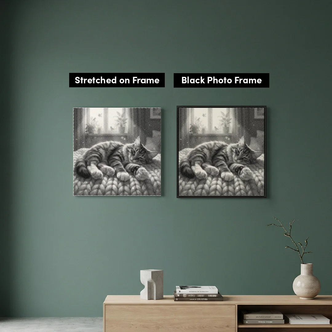 Kobiety z Wilkiem Punktowe Malowanie ➤ Wysyłka Następnego Dnia ✅ | Najwyższa Jakość