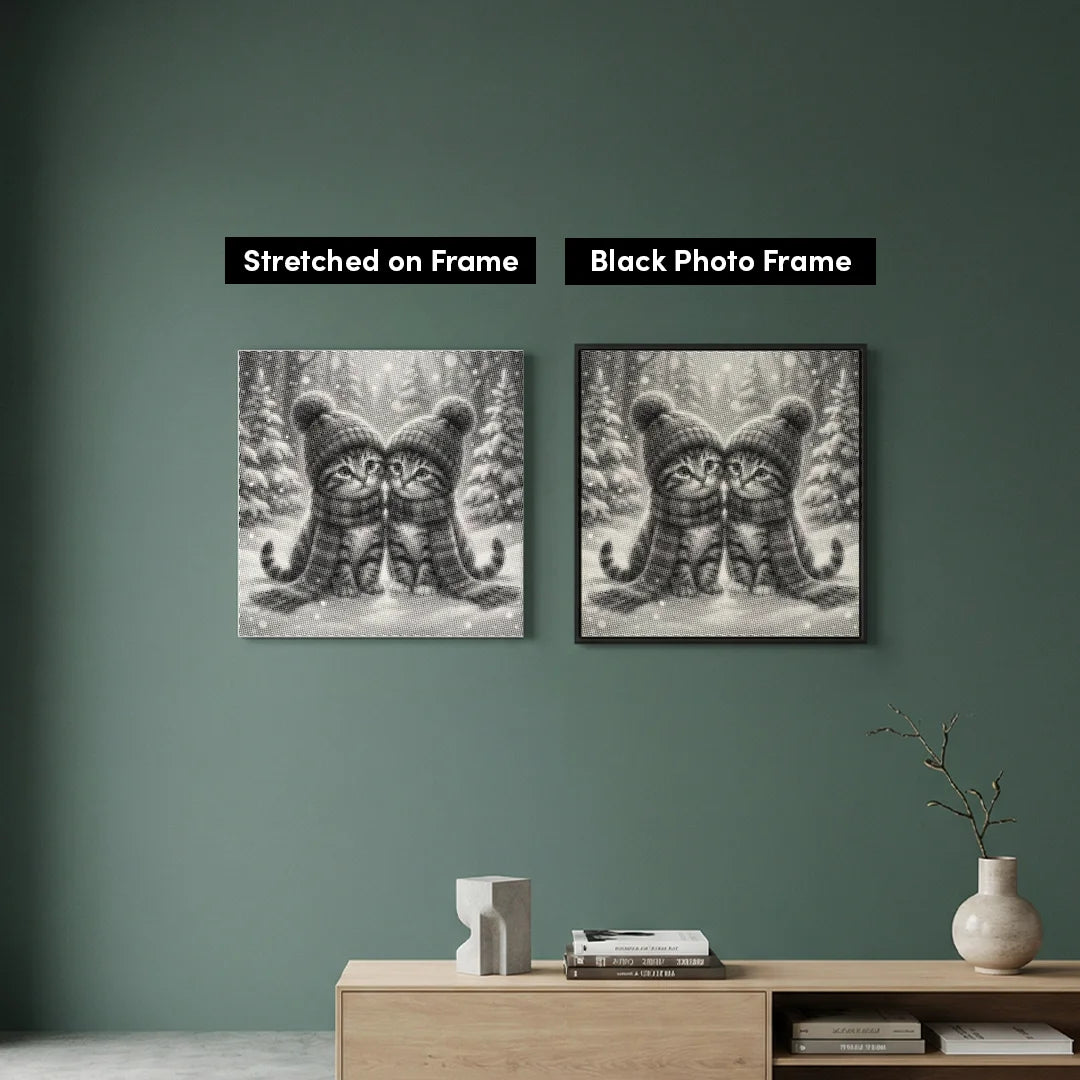 Kobiety z Wilkiem Punktowe Malowanie ➤ Wysyłka Następnego Dnia ✅ | Najwyższa Jakość