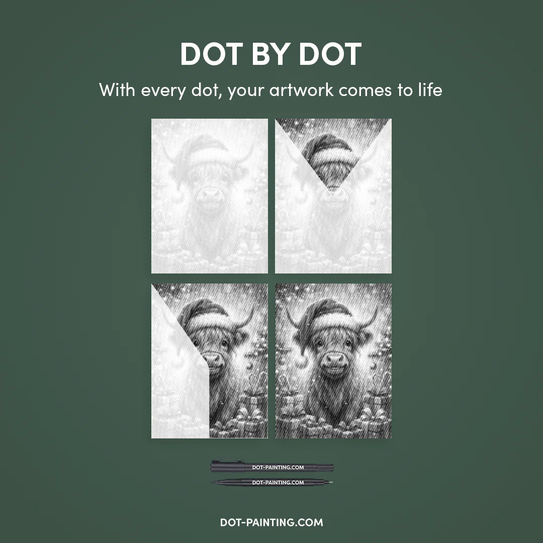 Kobiety z Wilkiem Punktowe Malowanie ➤ Wysyłka Następnego Dnia ✅ | Najwyższa Jakość