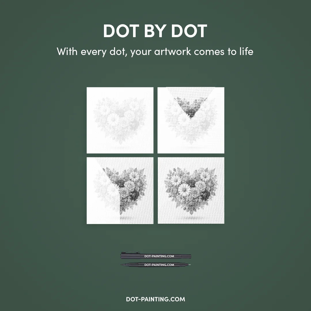 Kobiety z Wilkiem Punktowe Malowanie ➤ Wysyłka Następnego Dnia ✅ | Najwyższa Jakość