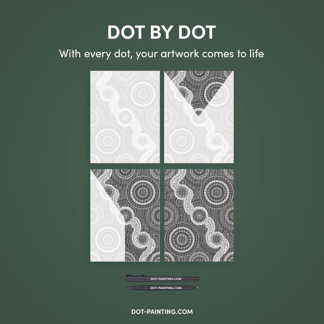 Kobiety z Wilkiem Punktowe Malowanie ➤ Wysyłka Następnego Dnia ✅ | Najwyższa Jakość