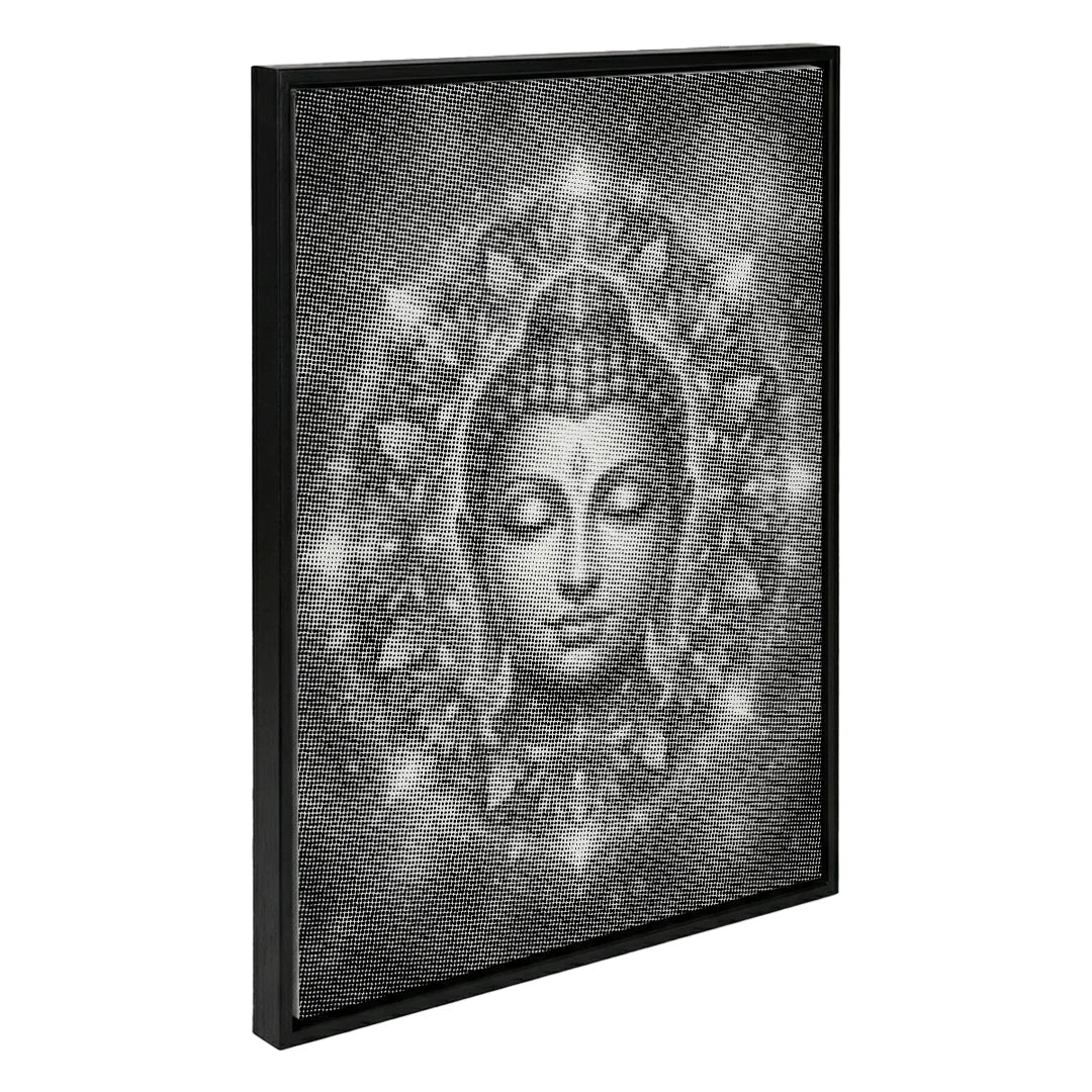 Budda z Kwiatami Dot Painting