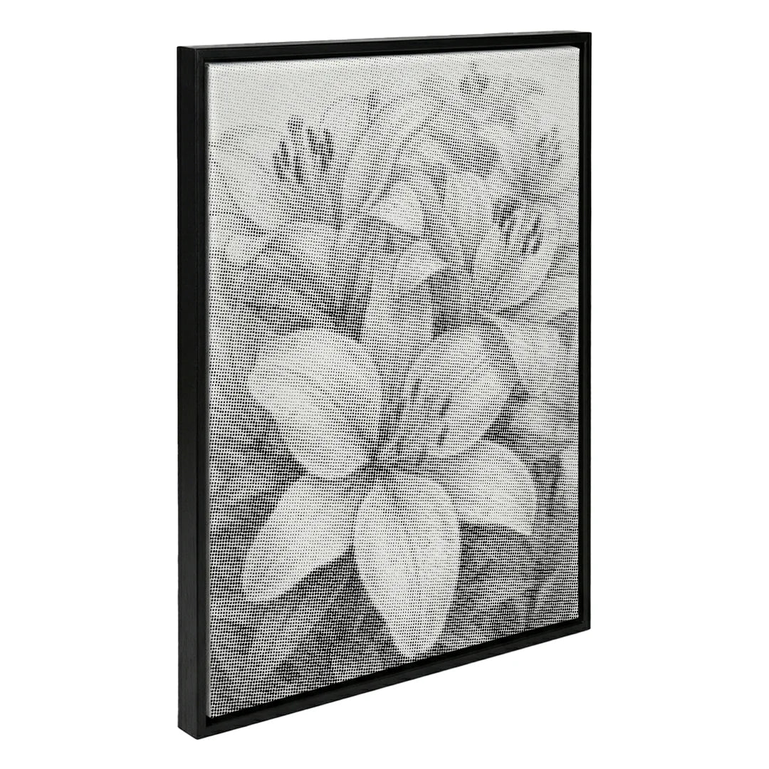 Malowanie kropek błyszczących kwiatów