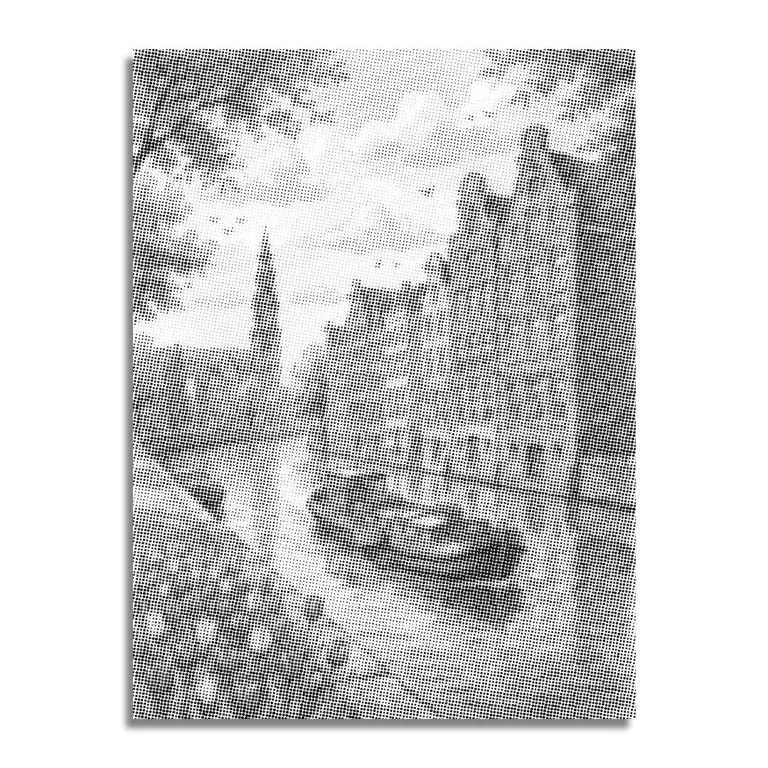 Malowanie kropek nad kanałem w Amsterdamie