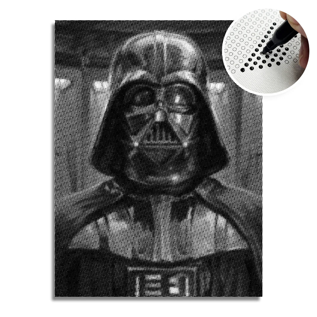 Darth Vader Dot Painting