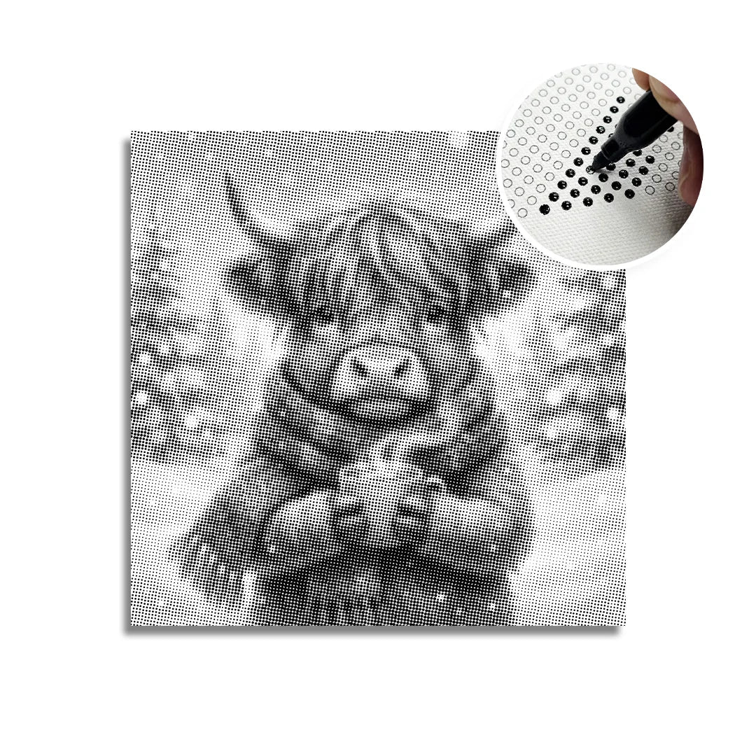 Malarstwo kropkowe szkockiego górala