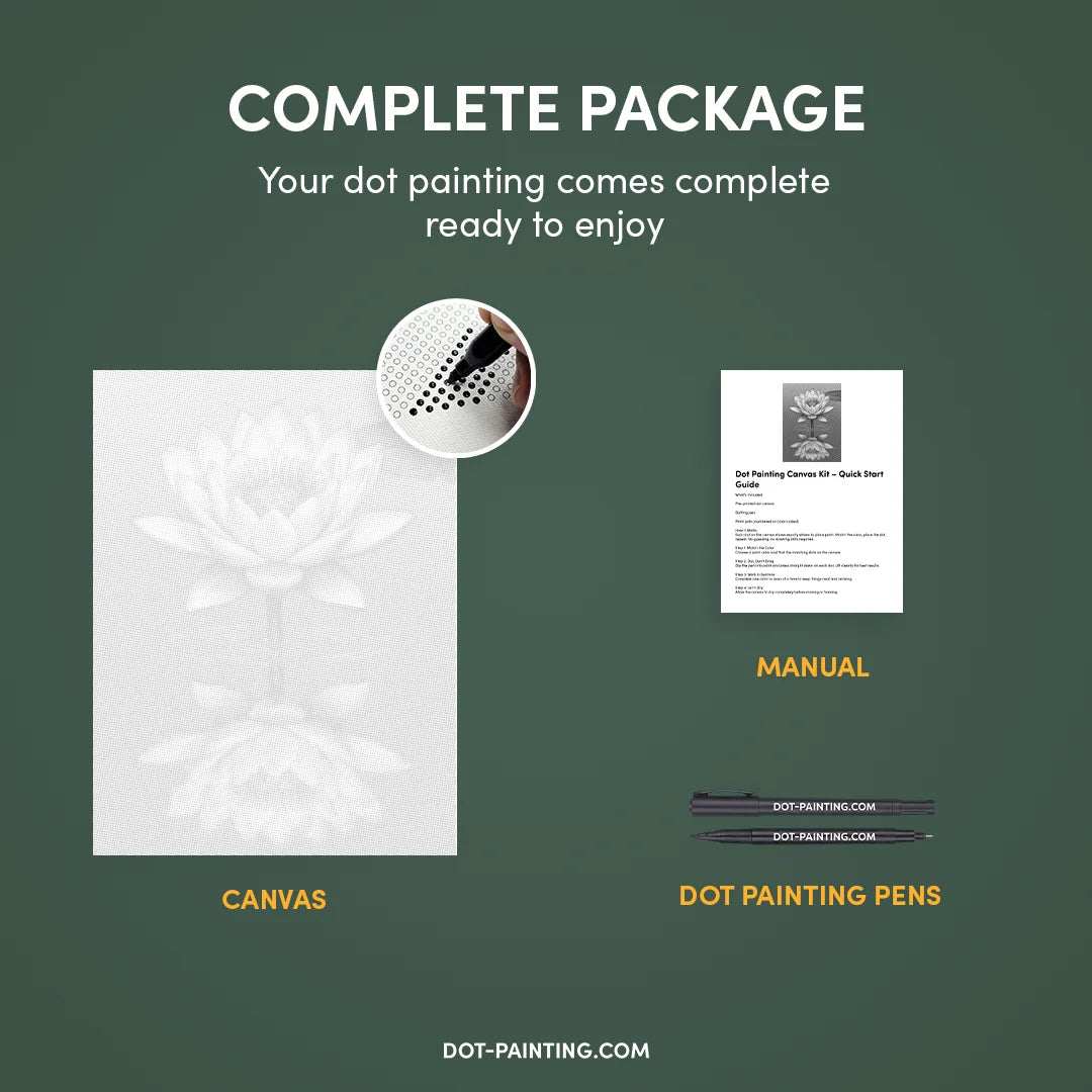 Kobiety z Wilkiem Punktowe Malowanie ➤ Wysyłka Następnego Dnia ✅ | Najwyższa Jakość