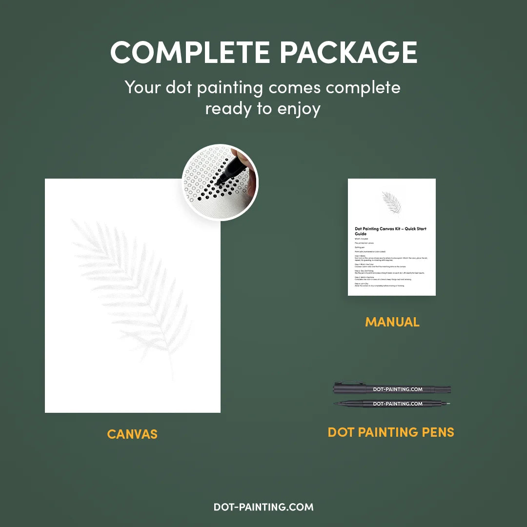 Kobiety z Wilkiem Punktowe Malowanie ➤ Wysyłka Następnego Dnia ✅ | Najwyższa Jakość