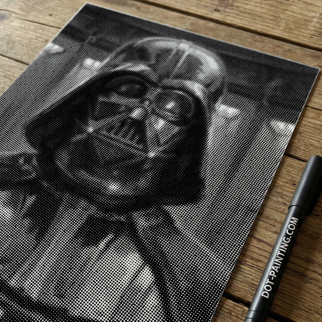 Darth Vader Dot Painting