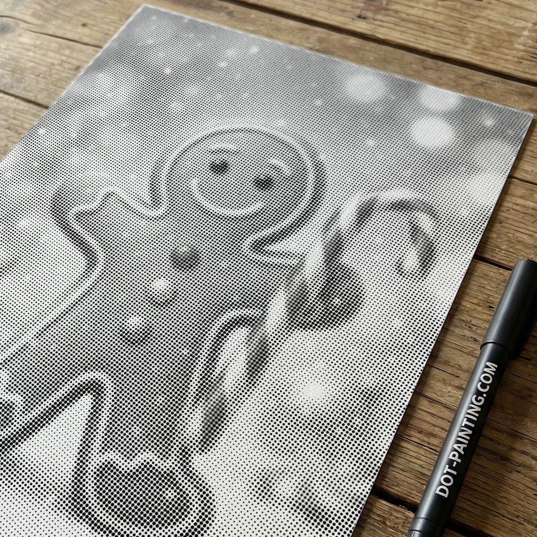 Malowanie kropkami piernika