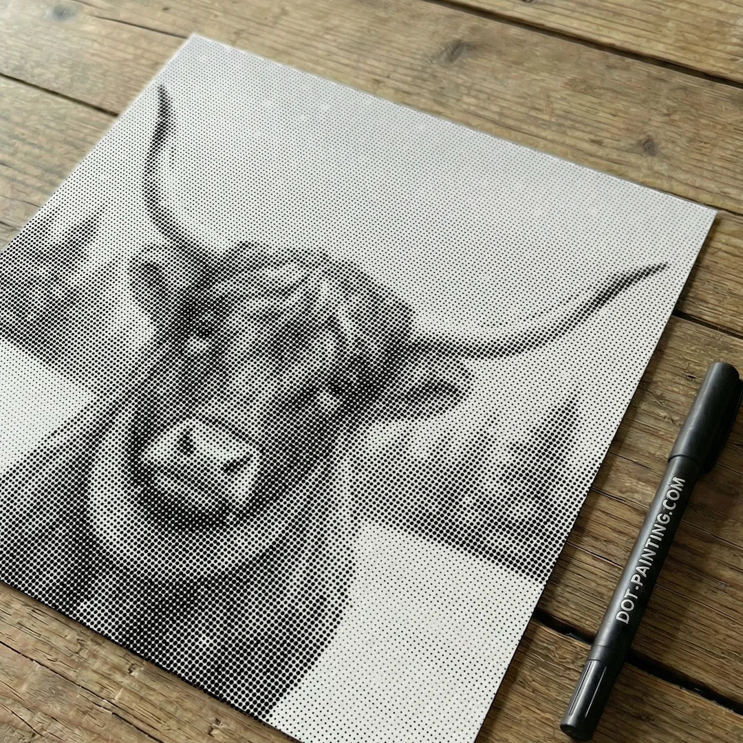 Kobiety z Wilkiem Punktowe Malowanie ➤ Wysyłka Następnego Dnia ✅ | Najwyższa Jakość