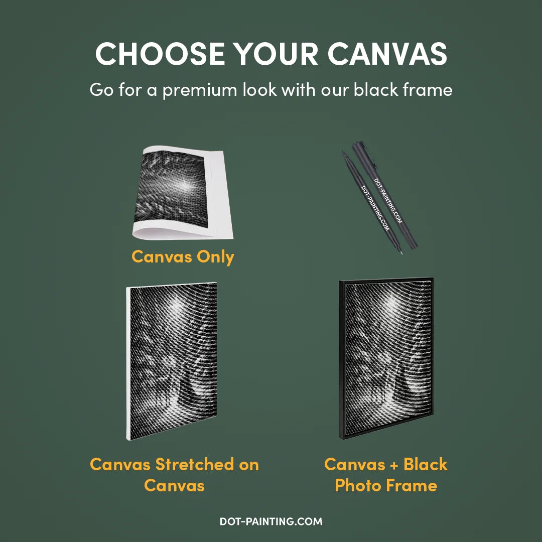 Kobiety z Wilkiem Punktowe Malowanie ➤ Wysyłka Następnego Dnia ✅ | Najwyższa Jakość