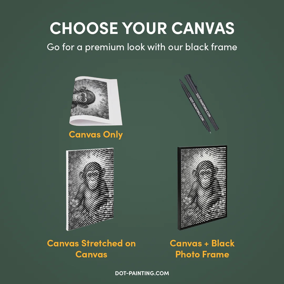 Kobiety z Wilkiem Punktowe Malowanie ➤ Wysyłka Następnego Dnia ✅ | Najwyższa Jakość