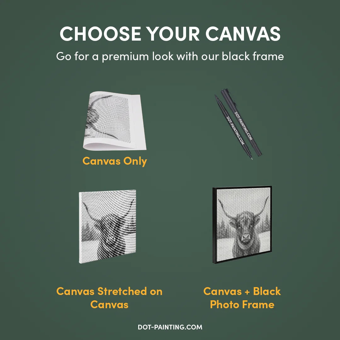 Kobiety z Wilkiem Punktowe Malowanie ➤ Wysyłka Następnego Dnia ✅ | Najwyższa Jakość