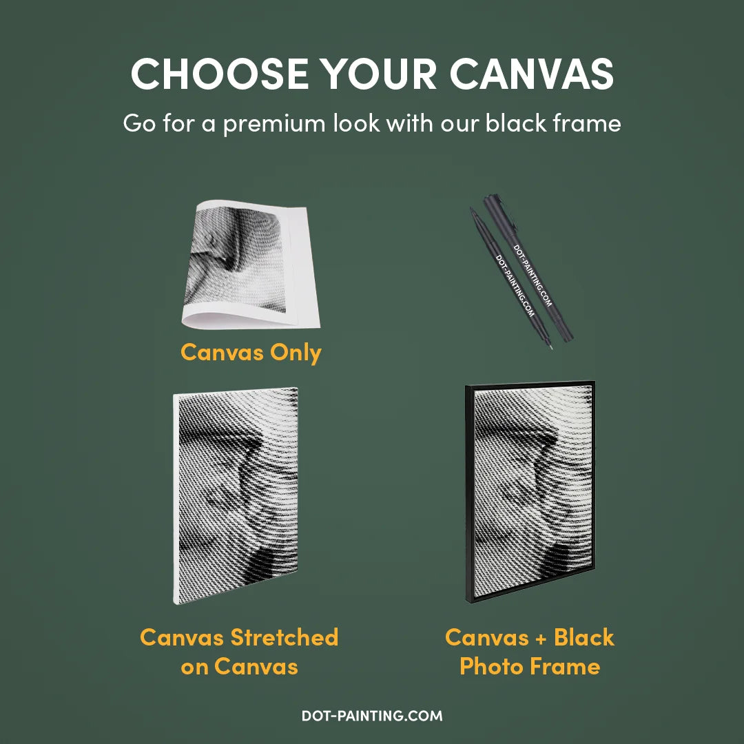 Custom Dot Painting | Upload your own image