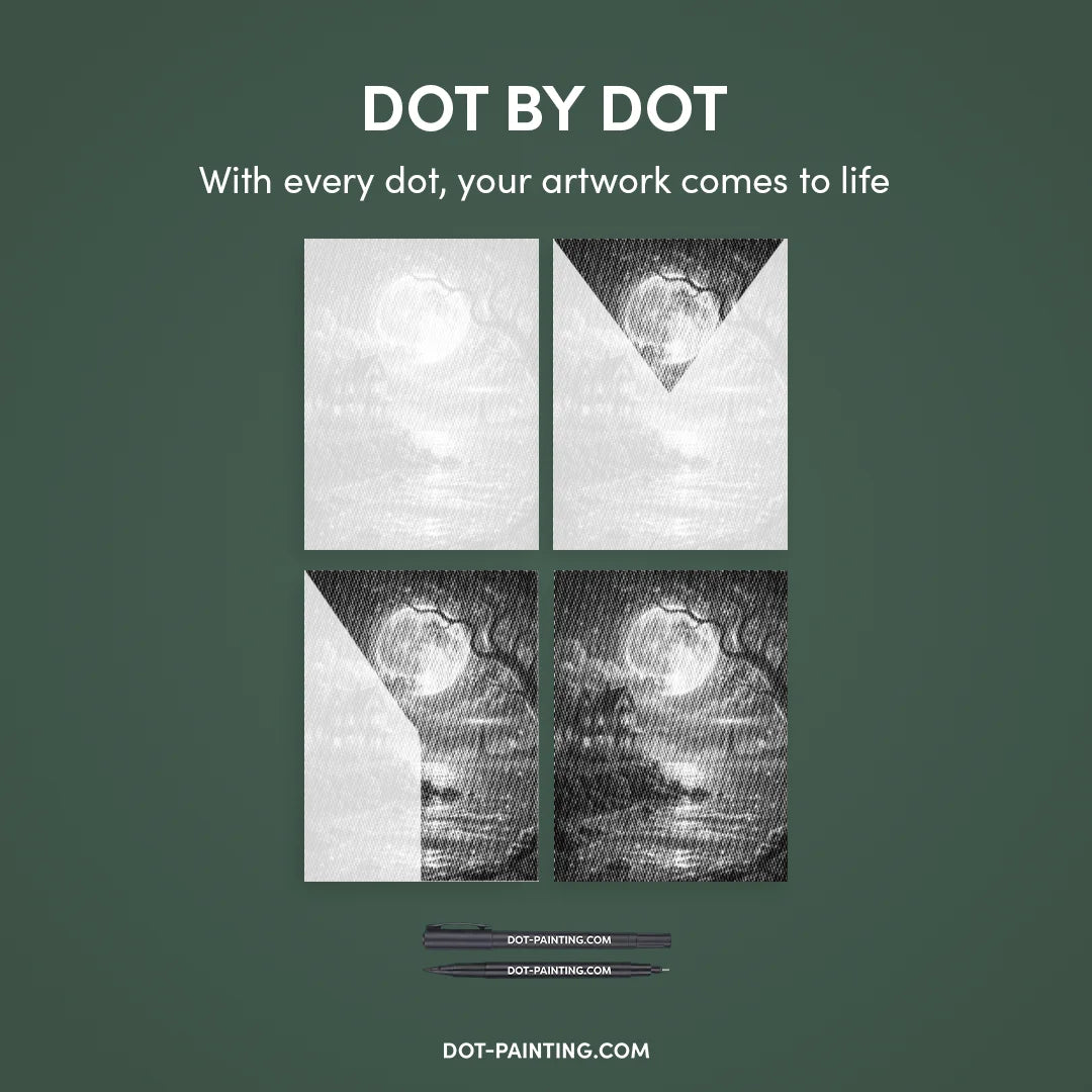 Punktowe Malowanie Latarnia Morska ➤ Dostawa następnego dnia ✅ | Najwyższa jakość Dotpainting.pl