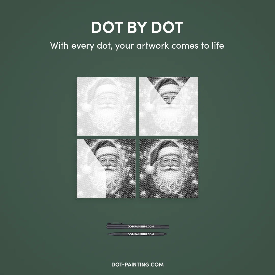 Kobiety z Wilkiem Punktowe Malowanie ➤ Wysyłka Następnego Dnia ✅ | Najwyższa Jakość