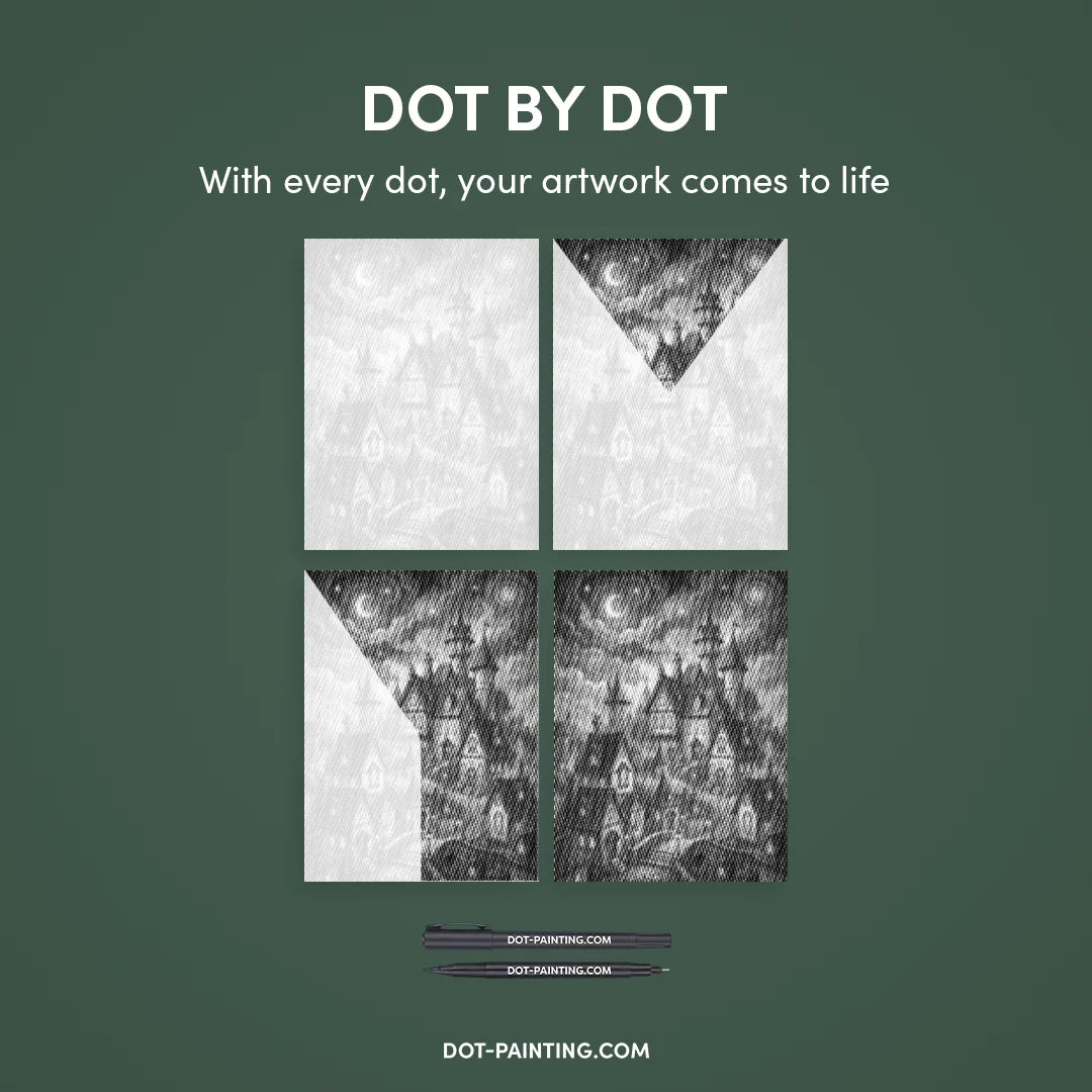 Malarstwo kropkowe w krainie fantasy