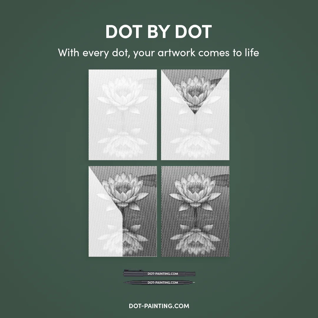 Kobiety z Wilkiem Punktowe Malowanie ➤ Wysyłka Następnego Dnia ✅ | Najwyższa Jakość